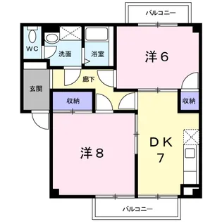 プリマヴェーラ【2階】の間取り