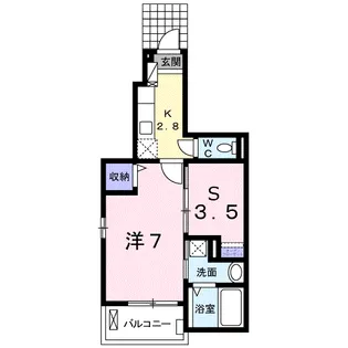 エヴァE【1階】の間取り