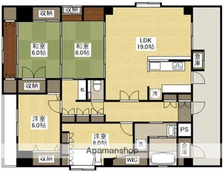 エクセルシア山崎【701号室】の間取り