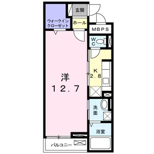 サザン ガーデン【1階】の間取り