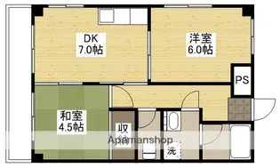 青空ビル【402号室】の間取り