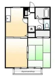 サンライフ蔵庭【103号室】の間取り