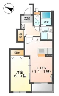 エバーガーデン【2階】の間取り