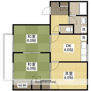 フレグランスN1【201号室】の間取り