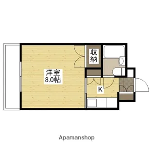 サーパスⅠ【204号室】の間取り