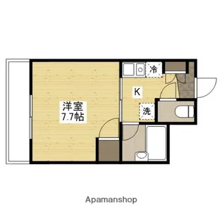シティーライツ竹原中央【303号室】の間取り