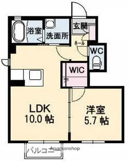 プラムコート C棟【1階】の間取り