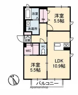シャーメゾンTOKIWA【1階】の間取り