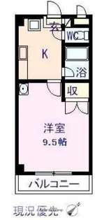 FOREST皆実【3階】の間取り