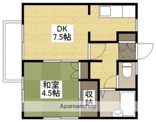 ジュネス三成【1階】の間取り