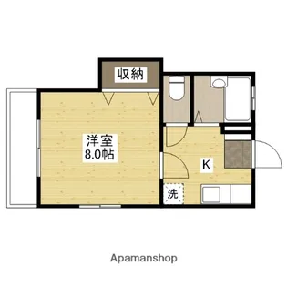 スカイハイツ【202号室】の間取り