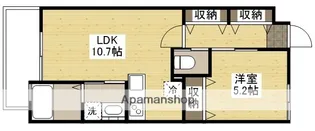 カーサフィオーレ港町Ⅱ【202号室】の間取り