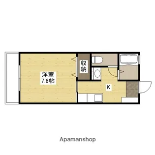 アトリア D【2階】の間取り