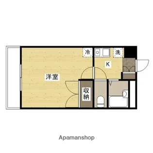 ジュネスヒロ【206号室】の間取り