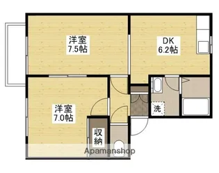 ブルーエンジェル(01・02)【2階】の間取り