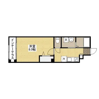 ひかり本郷【107号室】の間取り