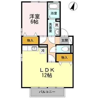 ルミエール【2階】の間取り