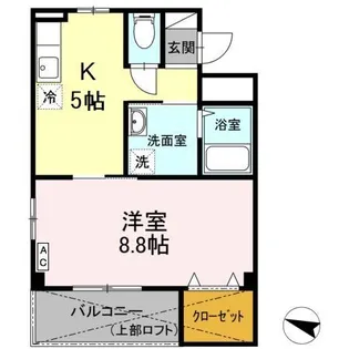 CREST OSHIKAWA【2階】の間取り