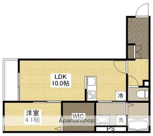 グランフォーレ宮浦【3階A右号室】の間取り