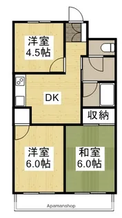 グランピアⅢ【302号室】の間取り