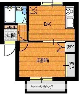 コーポワタナベ【2階】の間取り