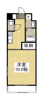 CUBE城町【4階】の間取り
