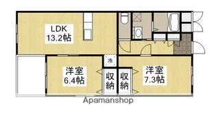 エステート館町【2階】の間取り