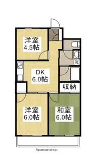 グランピアⅡ【203号室】の間取り
