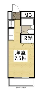 幸レジデンス【203号室】の間取り