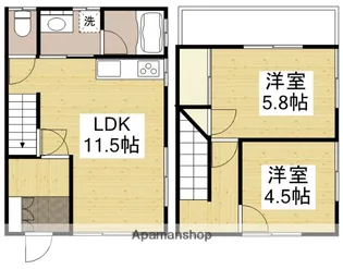 AOHA【101号室】の間取り