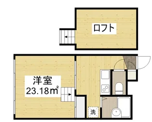 レオパレスOGAWA【203号室】の間取り