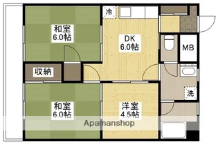 3DKの間取り画像