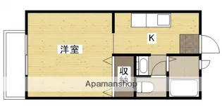 広島県福山市本庄町中2丁目【アパート】の間取り