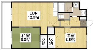 広島県福山市神辺町【マンション】の間取り