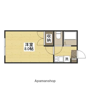 広島県福山市千田町2丁目【アパート】の間取り