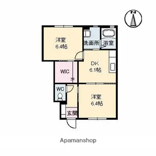ベルデ A棟【1階】の間取り