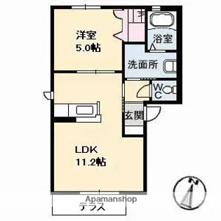 グランドメゾン引野北【1階】の間取り