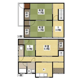 広島県福山市桜馬場町【一戸建】の間取り