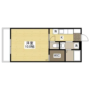 ウェル上加茂【1階】の間取り