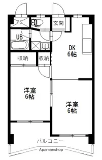 メゾンアルカディア西深津【702号室】の間取り