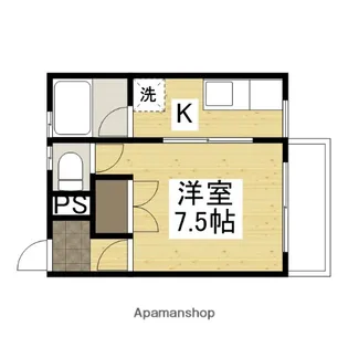 エメローズ山下【1階】の間取り