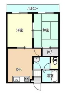 サンコーポ松岡 2番館【3階】の間取り