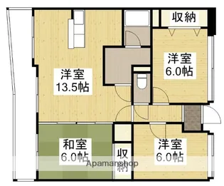 3LDKの間取り画像