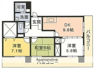 太湖新苑【601号室】の間取り