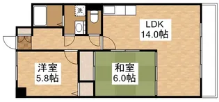 メゾン無憂館【8階】の間取り