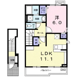 ベル アンジュ【2階】の間取り