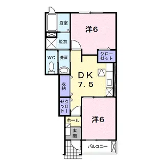 ステージ芦田川A【1階】の間取り