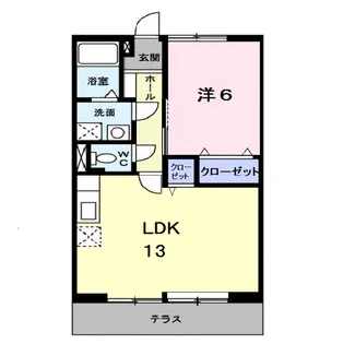 サンハイム【1階】の間取り
