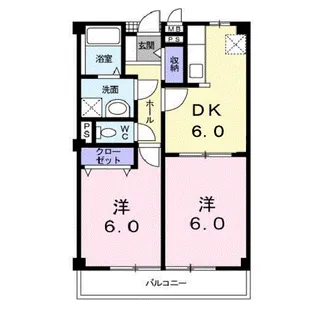リヴィエールA【2階】の間取り