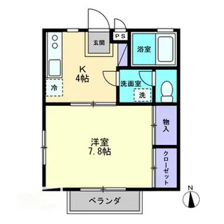 コンフォート城見【1階】の間取り